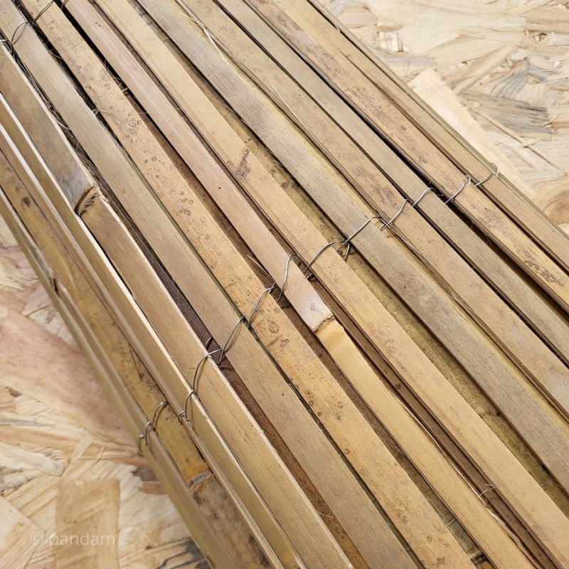 Cañizo de láminas de bambú