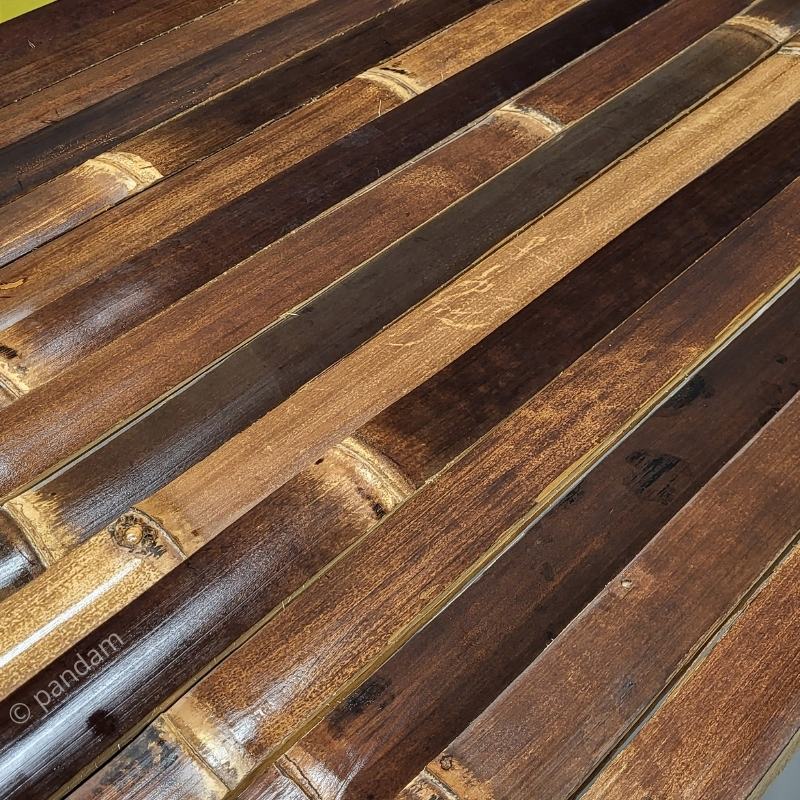 Listones de bambu negro