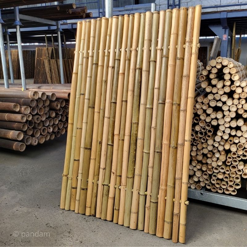 Panel de bambú natural para jardín