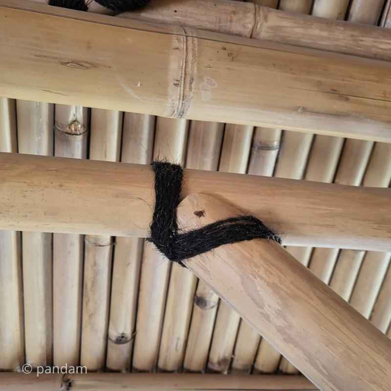union bambu cuerda canamo negra
