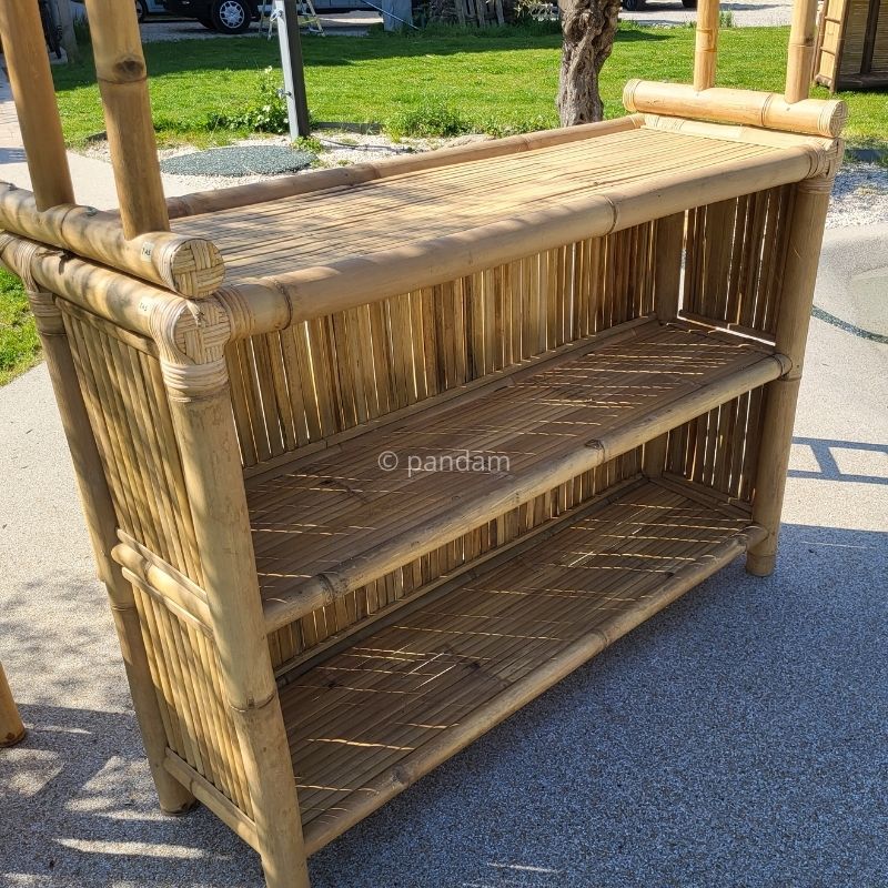 Bar de bambú para exterior o interior - Envío GRATIS