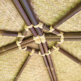 Tiki Bar de bambú cabaña negra + 4 sillas - Envío GRATIS