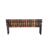 Bordura de bambu negro de 90cm