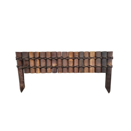 Bordura de bambu negro de 90cm