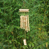 Campana de bambu templo budista