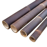 Cañas de bambú negras para celosías