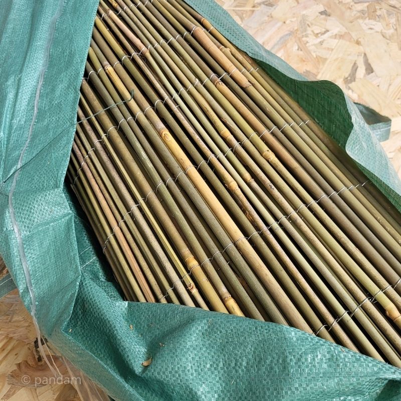 Cañizo de bambú redondo