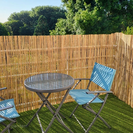 Cañizo de bambú para balcón