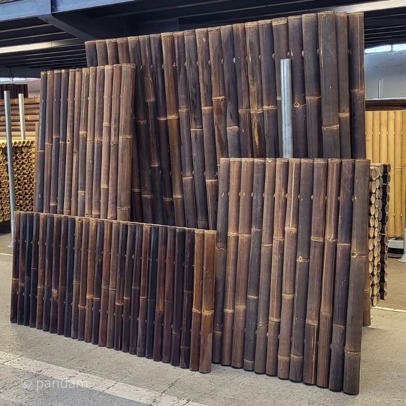 Panel de bambú negro interior o exterior