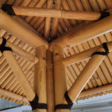 Técnicas de ensamblaje de bambú de gran diámetro