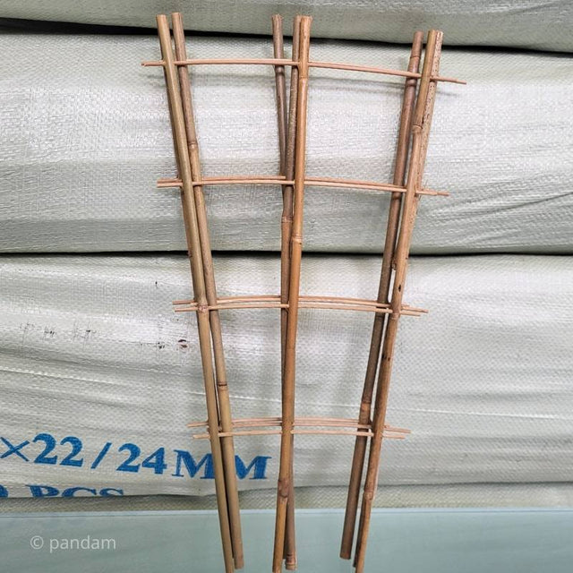 Tutor y celosia de bambu para plantas trepadoras