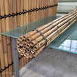 Tutores de bambu de gran diametro
