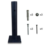 Sistema de fijación para bambú - Chapa de acero negra