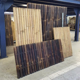 panel de bambu claro