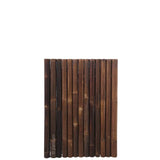 panel de bambu exterior negro